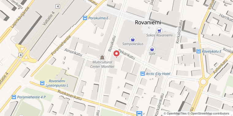 Mappa del punto di ritrovo