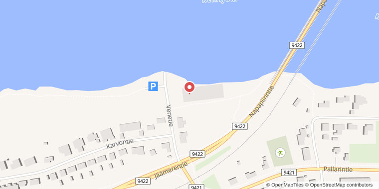 Map showing the meeting point