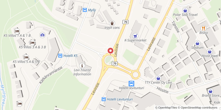 Map showing the meeting point